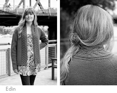 Chic Knits Edin Eyelet Lace Cardigan